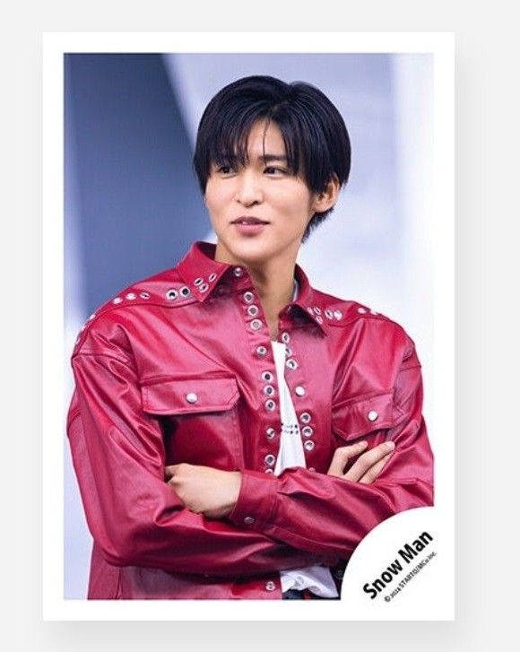 目黒蓮 Man 公式写真 Snow Man目黒蓮 公式写真【BREAK OUT】オフショ