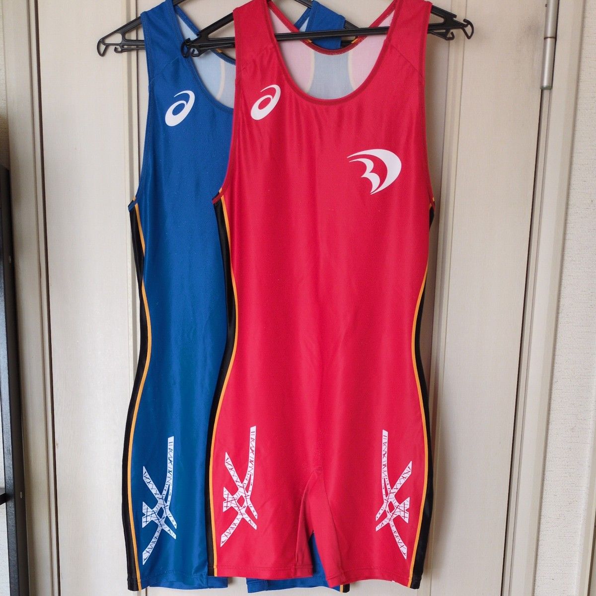 大東文化大学 レスリング シングレット L 赤青セット｜Yahoo!フリマ