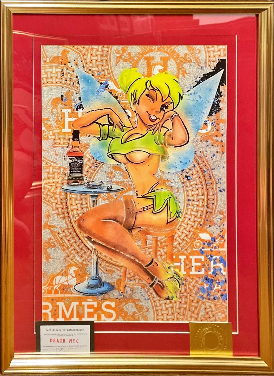 額込 世界限定100枚DEATH NYC アートポスター 現代アート 11 額込 世界