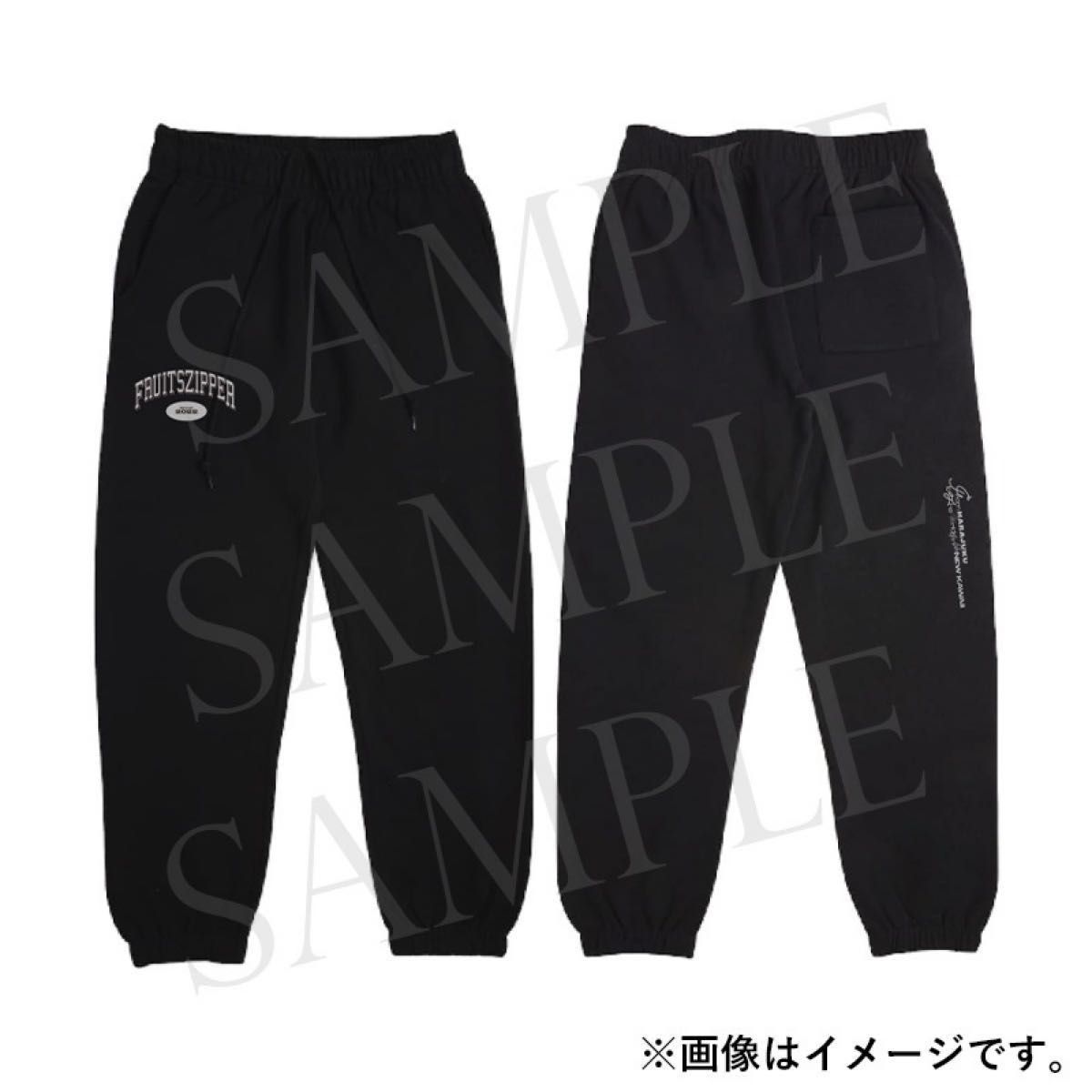 フルーツジッパー FRUITS ZIPPERスウェットver.2（ブラック）L