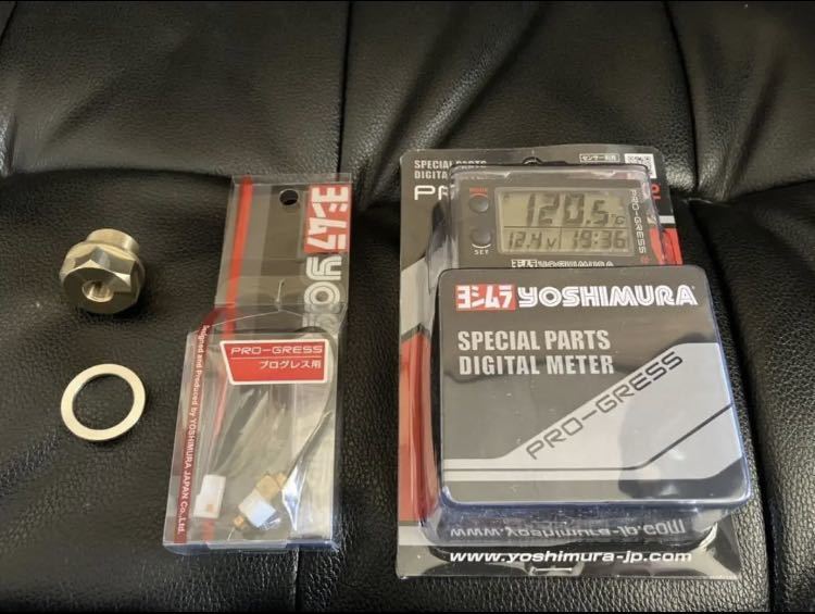 即納 ゼファー 1100 ヨシムラ プログレス2 油温計 デジタルマルチ