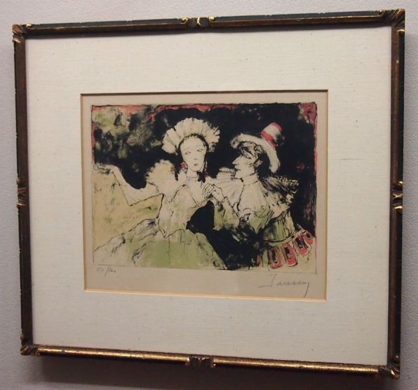 ジャン バティスト バラディエ 裸婦 リトグラフ 直筆サイン入 125部