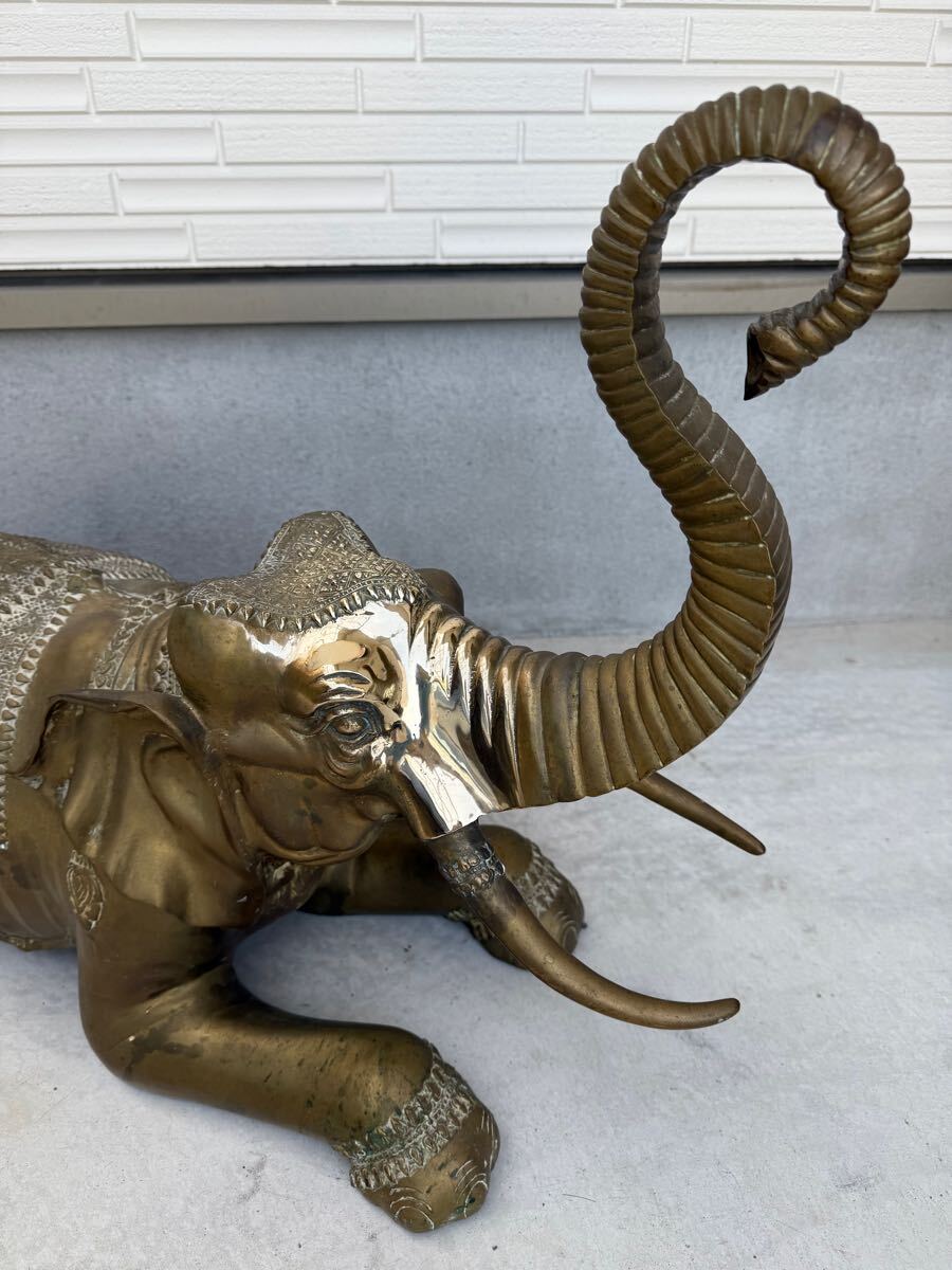 超貴重 超希少 当時物 DISCO MAHARAJA 象のオブジェ(真鍮製)｜Yahoo