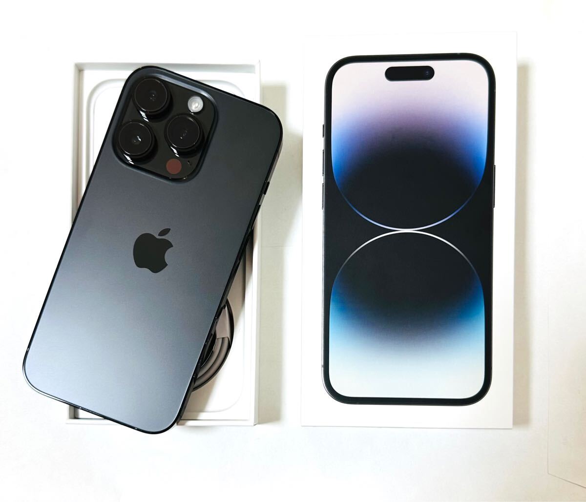 極美品】お得⭐︎iPhone14pro 256GBスペースブラックSIMフリー Apple