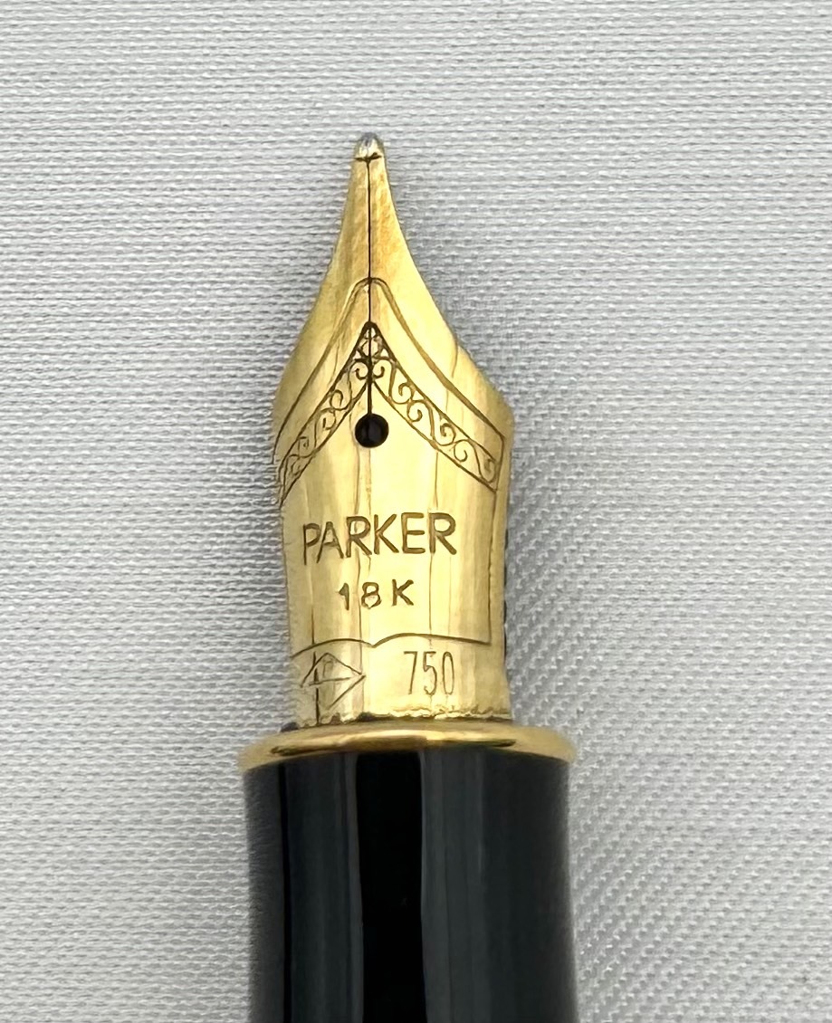 PARKER 75 パーカー 万年筆 スターリングシルバー 14K-585 PARKER