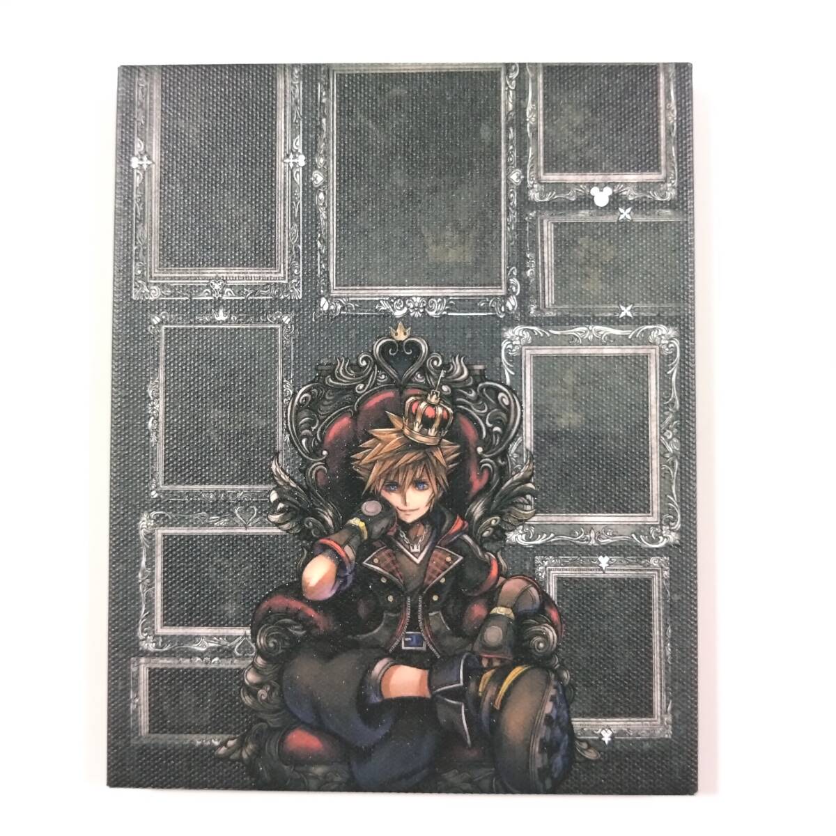 キングダムハーツ キャンバスボード ミッキー ソラ リク 王様ミッキー