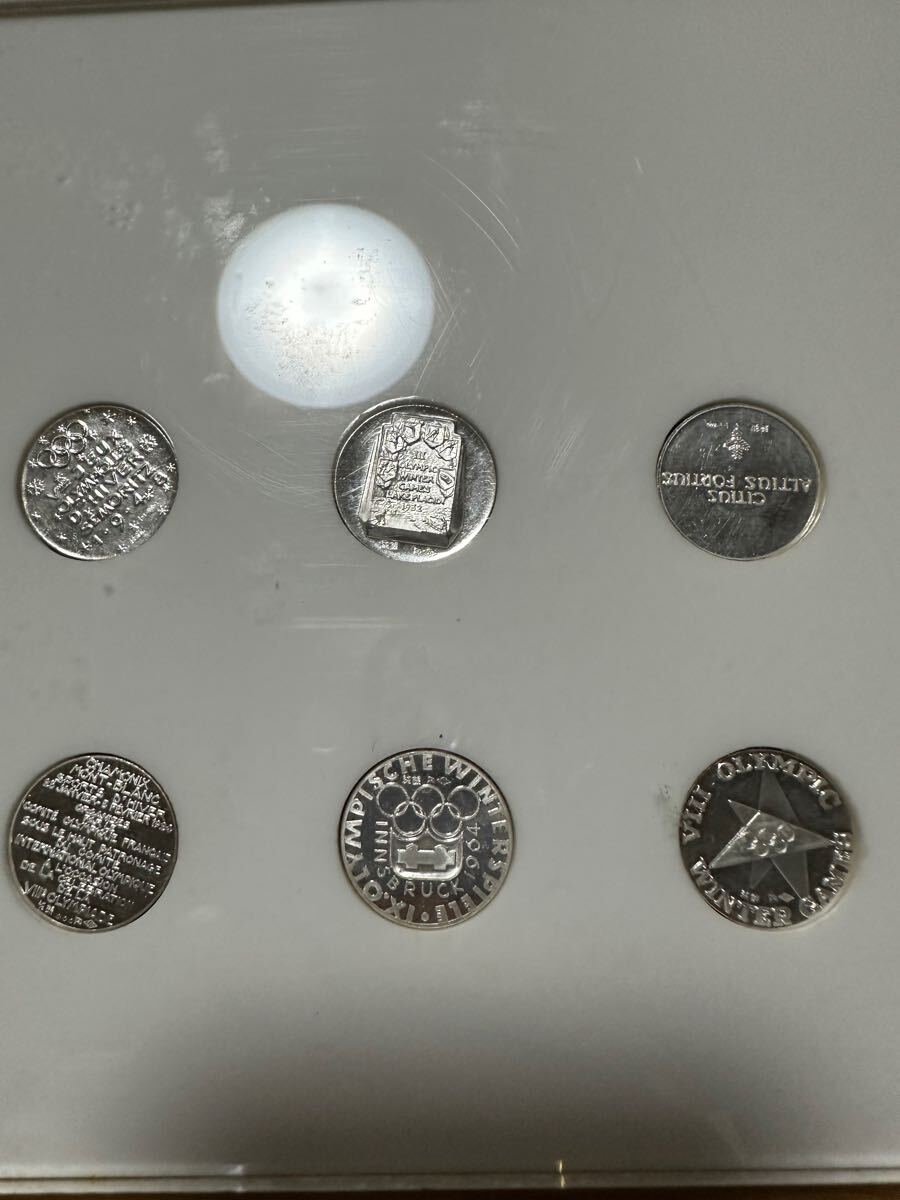 第10回冬季オリンピック記念メダル 銀製