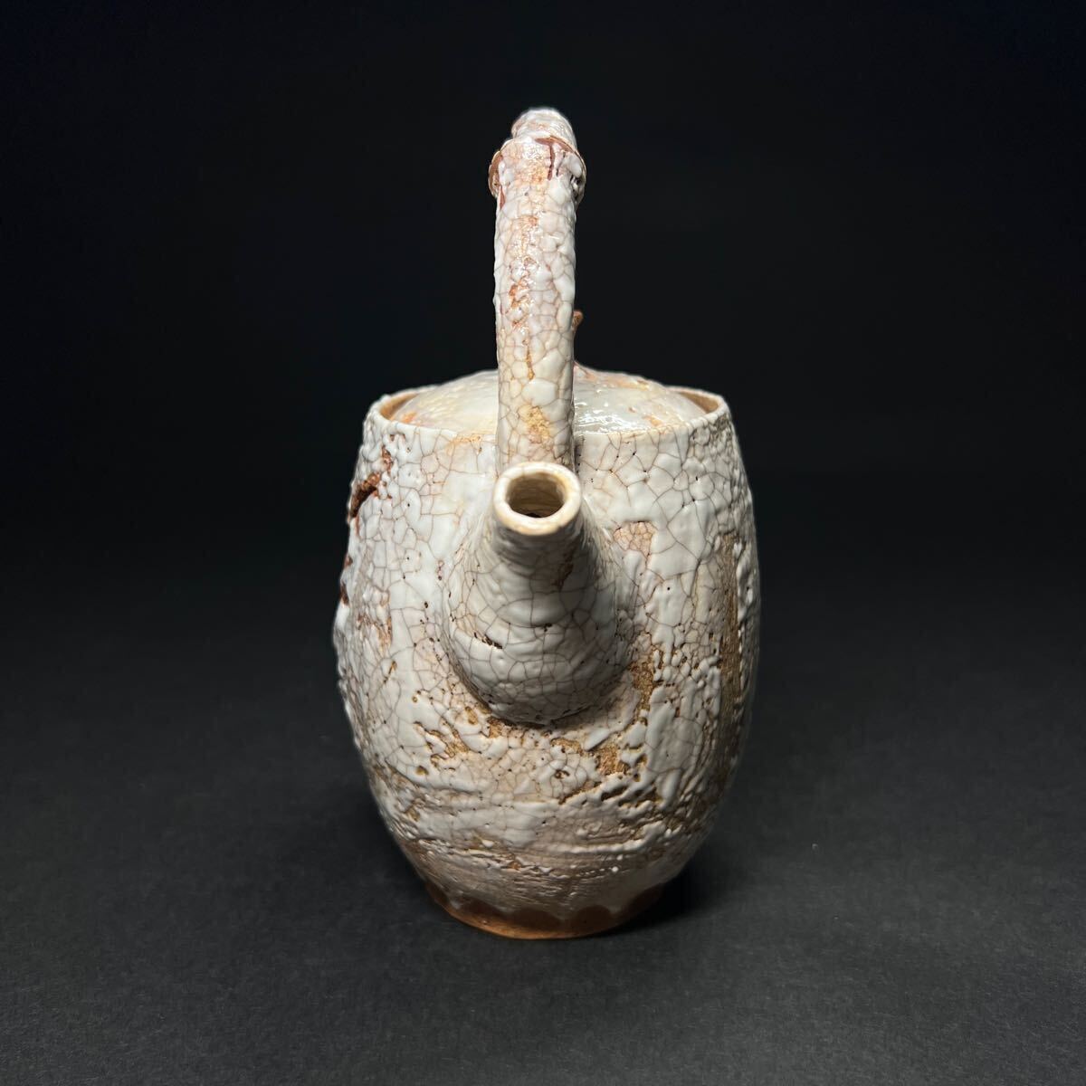 水注 水月焼 天神蟹 細工彫蟹 カニ彫 煎茶道具 茶注