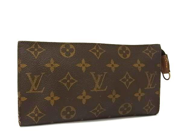 1円 LOUIS VUITTON ルイヴィトン モノグラム バケット用ポーチ マルチ