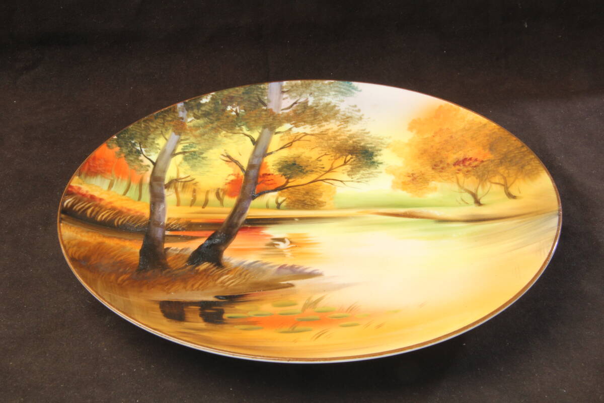 1.オールドノリタケ、M Nippon印、ポピーの金彩盛り上げ カップ