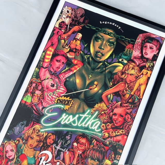 ロッキンジェリービーン FLAVORS KAIEDA シルクスクリーン ポスター