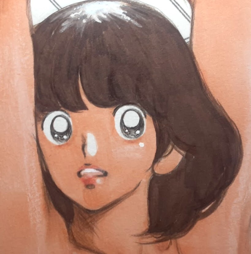 新作入荷，大人気 ○タッチ 浅倉南 直筆 カラー イラスト [あだち充/南