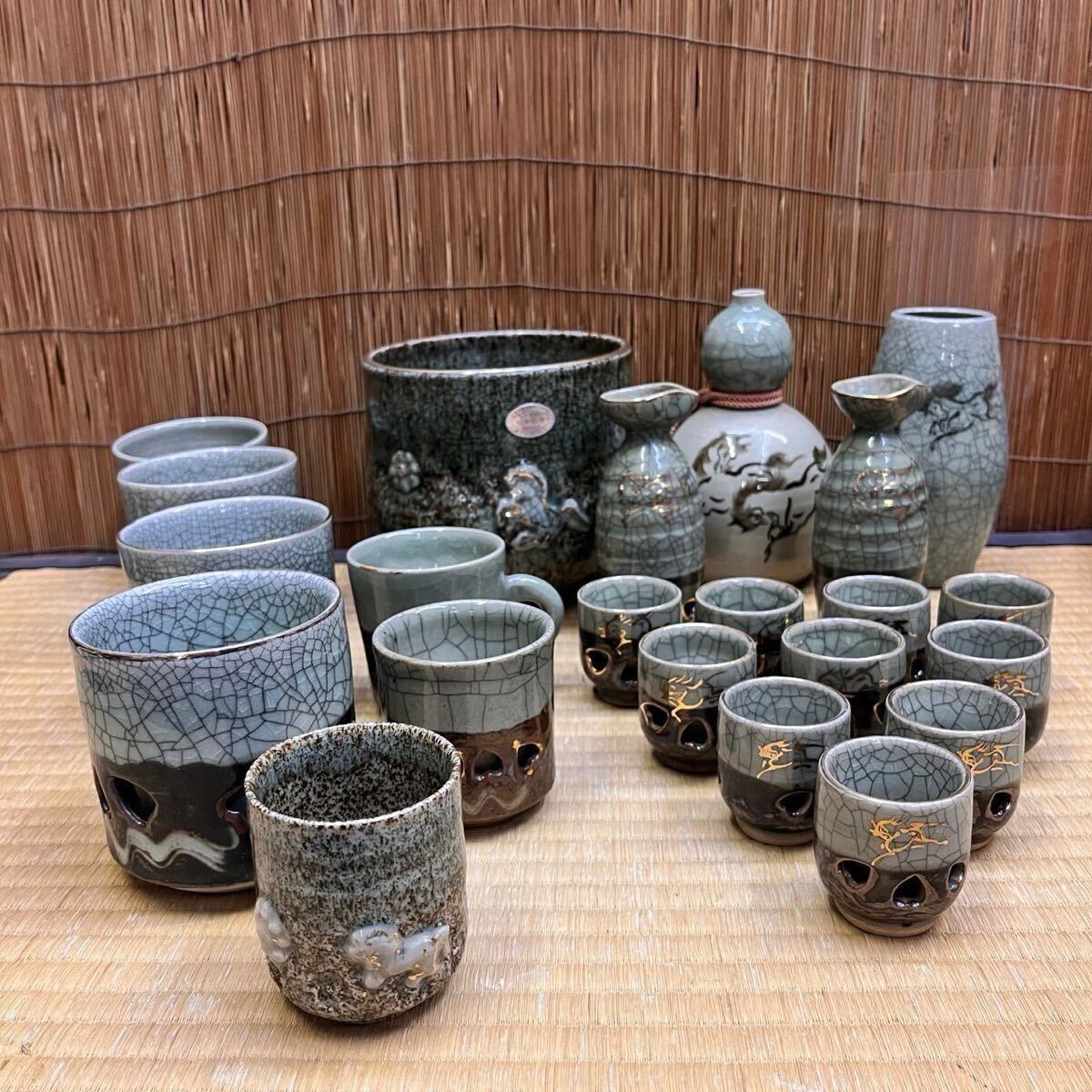 NO293 相馬焼or上野目焼 徳利 糠白釉 NO293 相馬焼 上野目焼 徳利 糠白