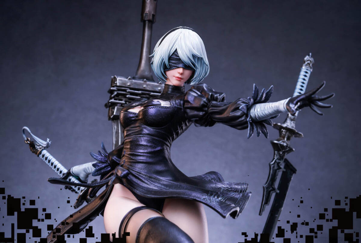 ニーアオートマタ ヨルハ二号B型 61cm 塗装済みガレージキット