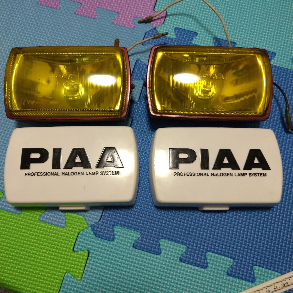 Yahoo!オークション - PIAA 当時物 フォグランプ 角型 角形 イエローレ