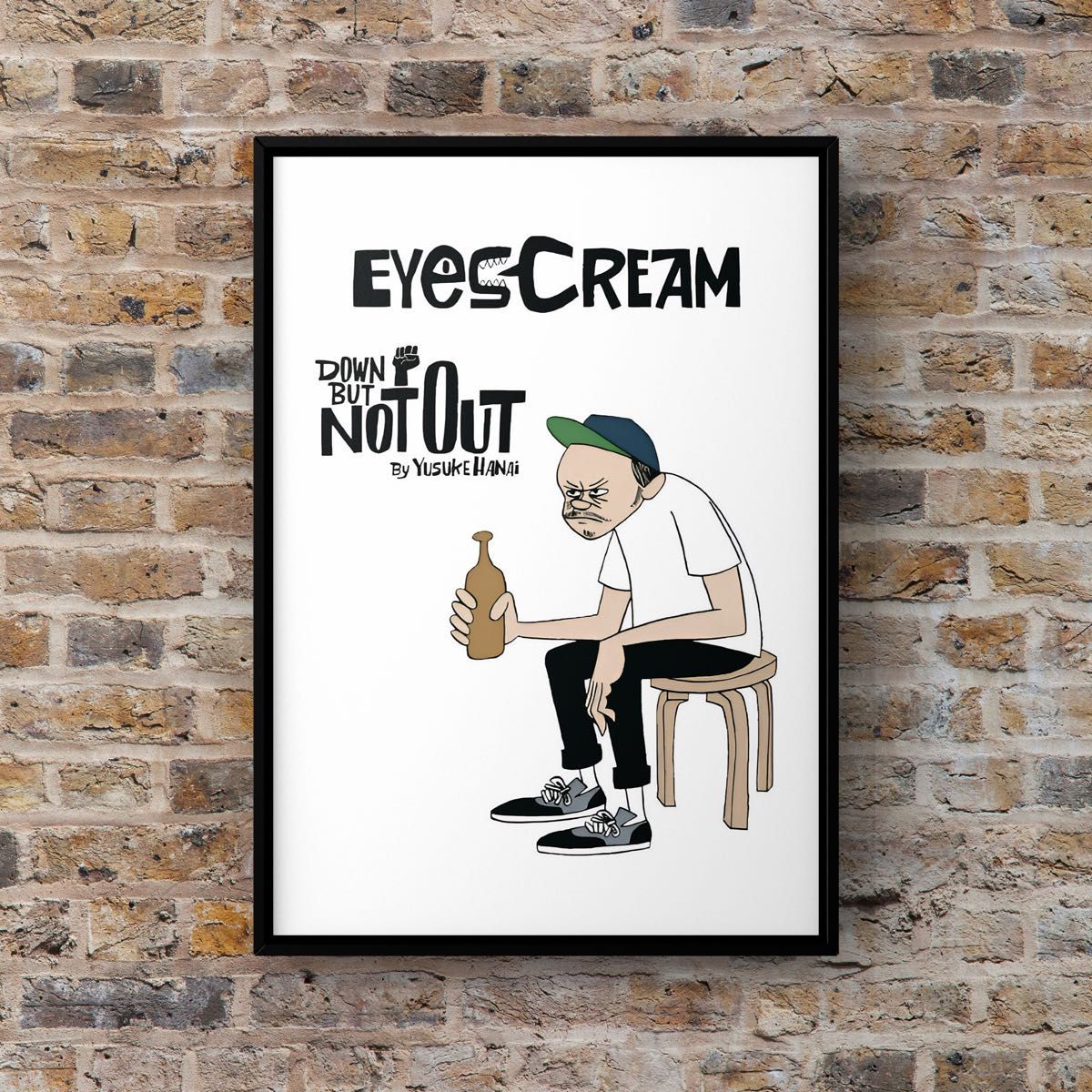 花井祐介 Hanai Yusuke JUXTAPOZ ポスター額装済 花井祐介 Hanai