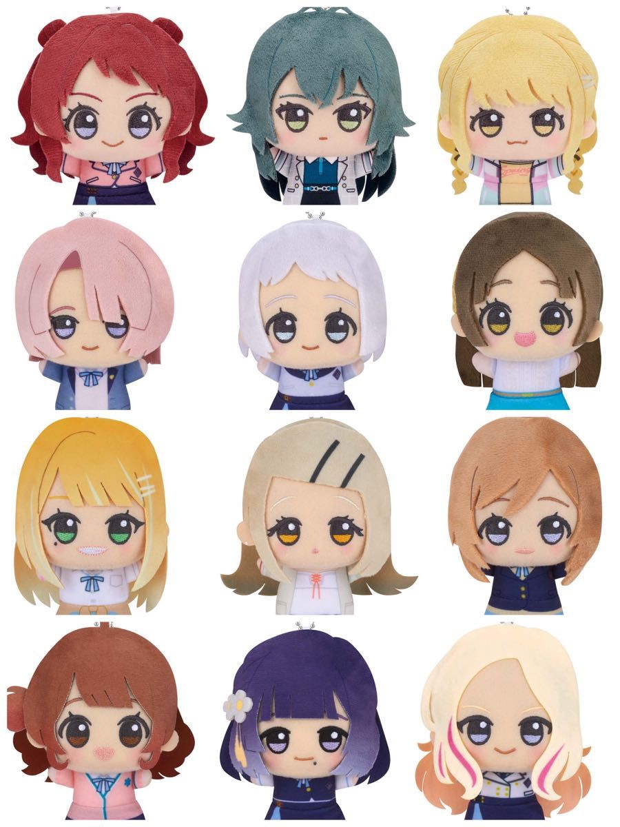 学園アイドルマスター 学マス ちびぐるみ ぬいぐるみ vol.1〜4 全12種 学園