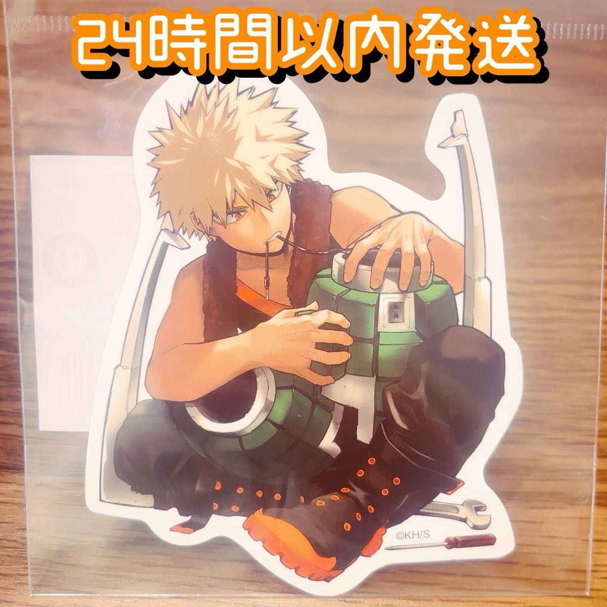 僕のヒーローアカデミア ヒロアカ 爆豪勝己 シール ステッカー 原作絵