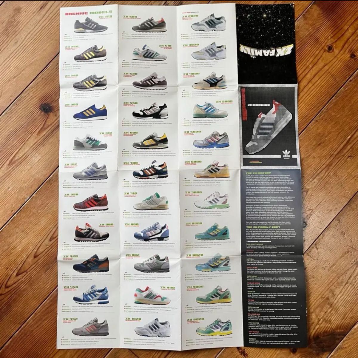 adidas ZX ZXFAMILY ポスター A2 ヴィンテージ adidasoriginals｜Yahoo
