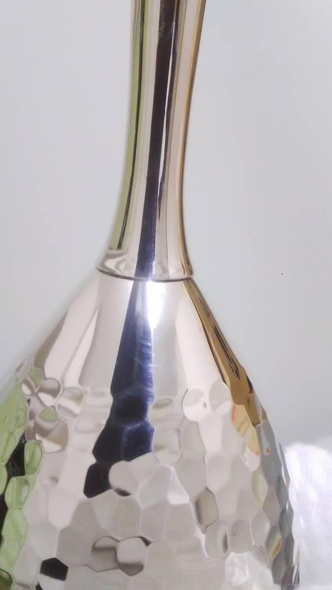 人間国宝 奥山峰石作 銀製グラス 純銀カップ silverワイングラス