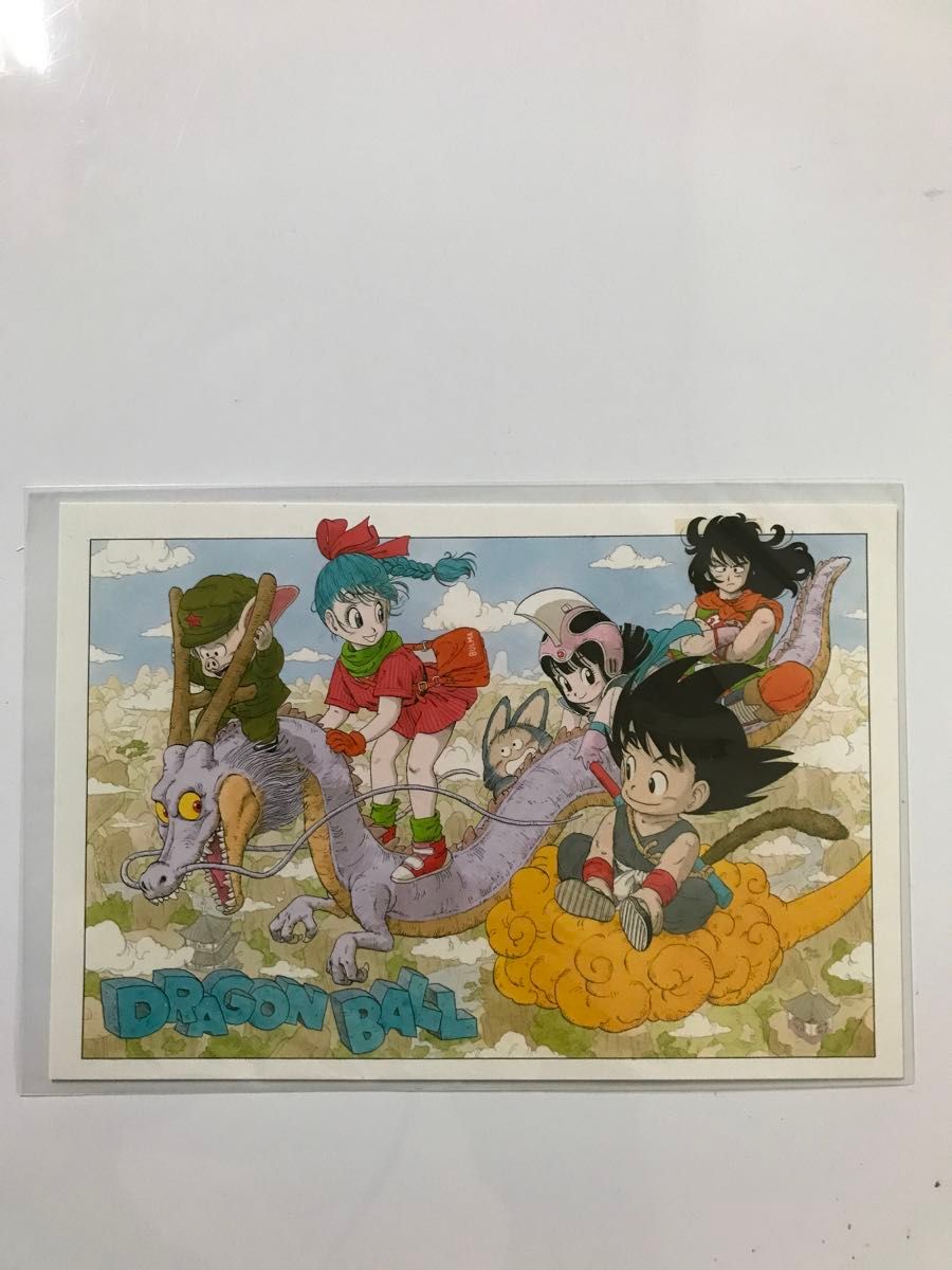 ドラゴンボール展 ポストカード 【希少】ブルマ 亀仙人 ウーロン