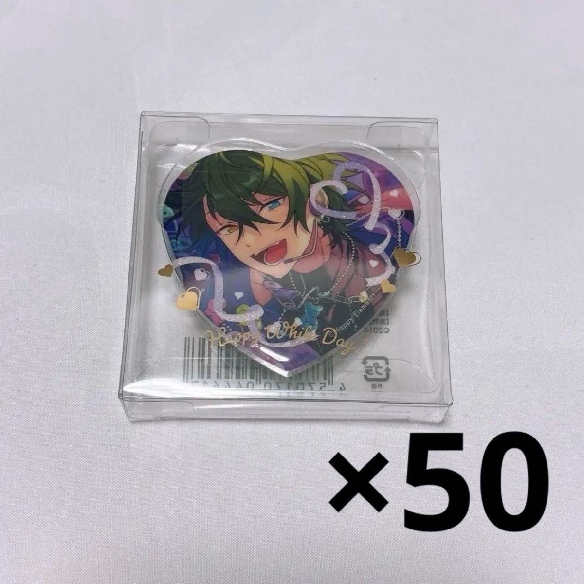 あんスタ 中国 影片みか ハート 缶バッジ バレンタイン あんさんぶる