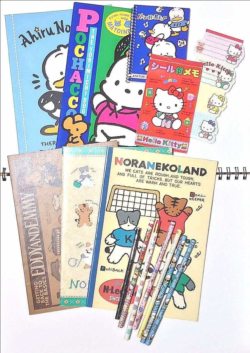 まとめ売り】サンリオ ノート メモ帳 鉛筆 セット 昭和レトロ｜Yahoo