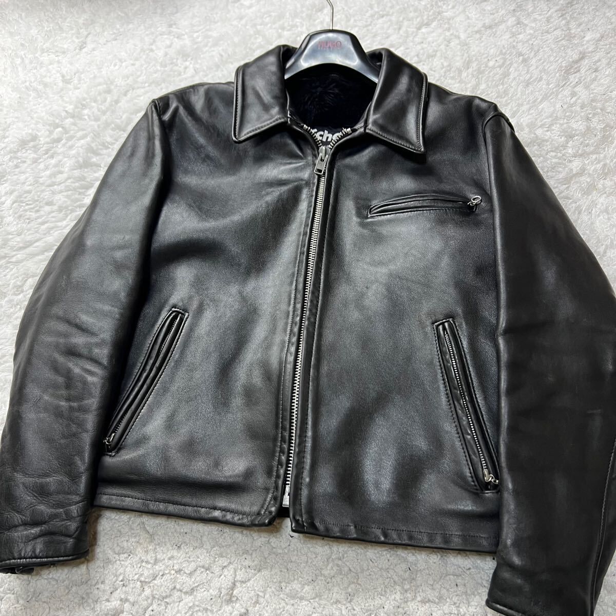 激レア 美品 SCHOTT ショット ダブルライダースジャケット スタッズ