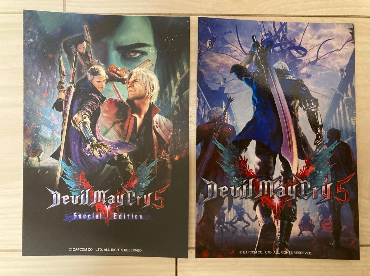 デビルメイクライ バージル ポストカード 特典 その1 カプコンカフェ 4