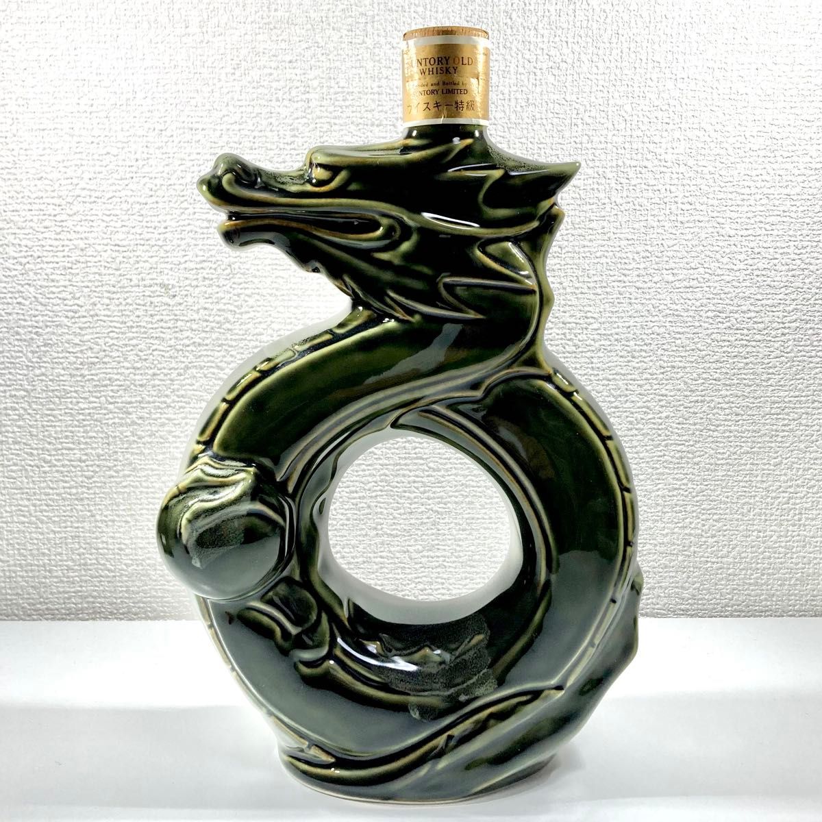 ファッション サントリー オールド 干支丑歳 陶器ボトル 古酒 置物