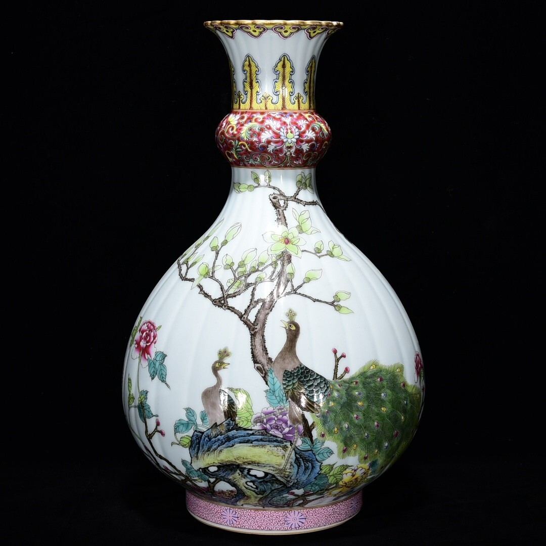 壺(中国製)「製年照康清大」 中国 大清康熙年製 青花 大壺 陶芸古美術