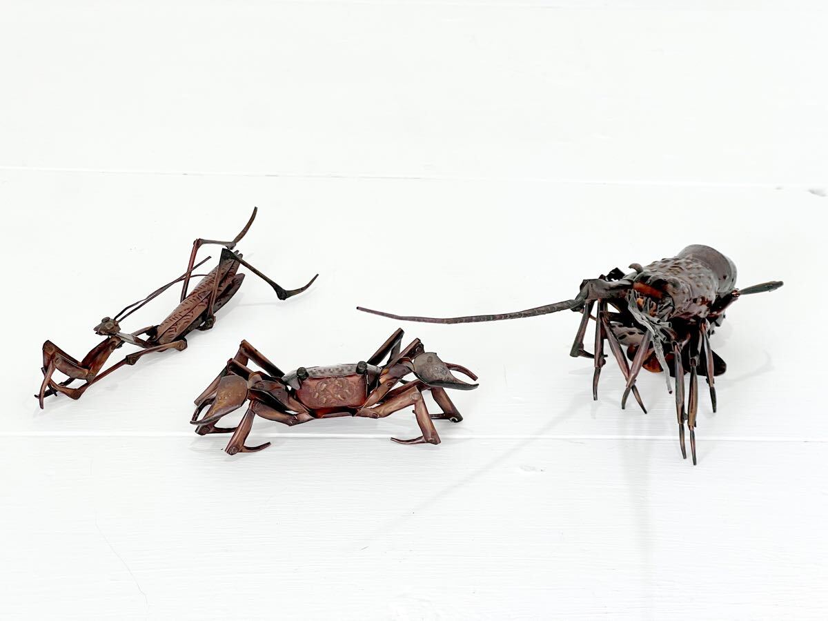 自在置物 銅製 伊勢海老 弘美 金工師 【公式通販】