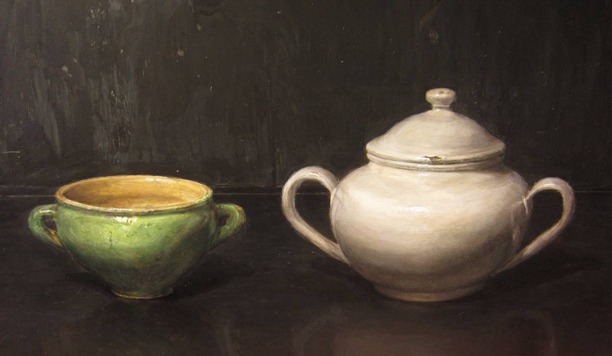 石田淳一静物画F10 タイトル nearly equal 2012年真筆