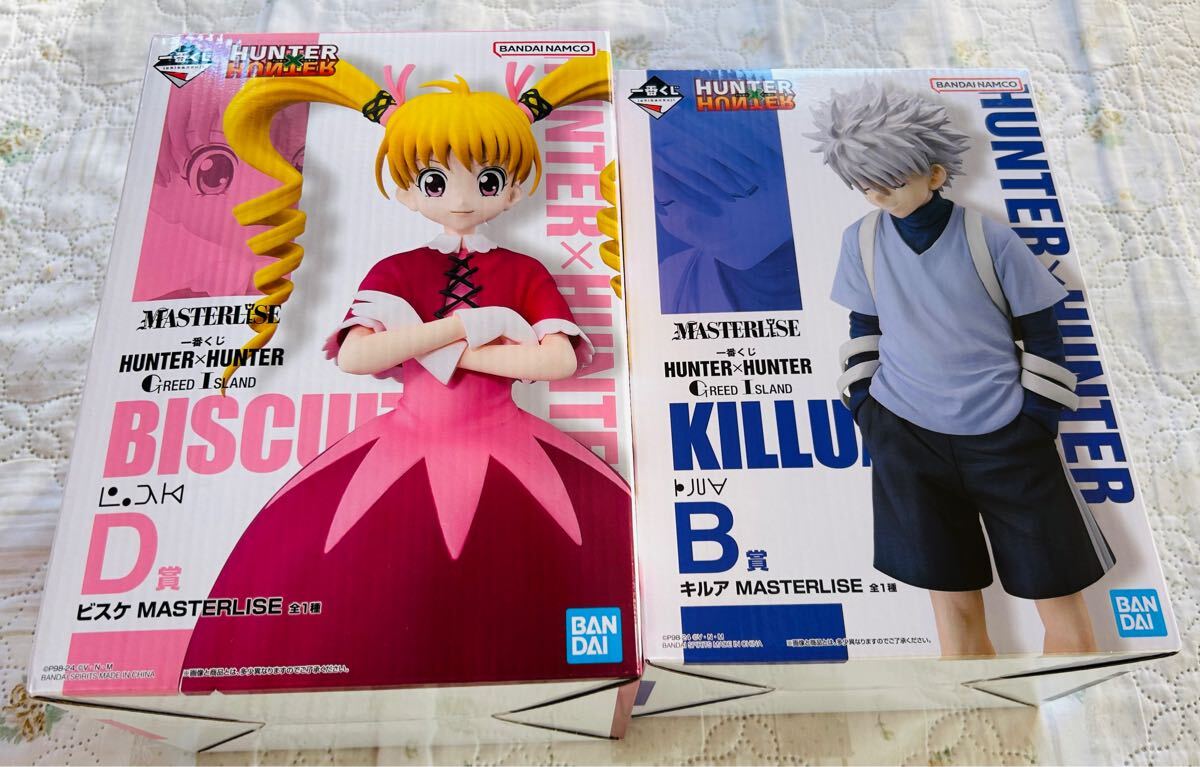 HUNTER × HUNTER一番くじ フィギィア ビスケ キルア 一番くじ HUNTER