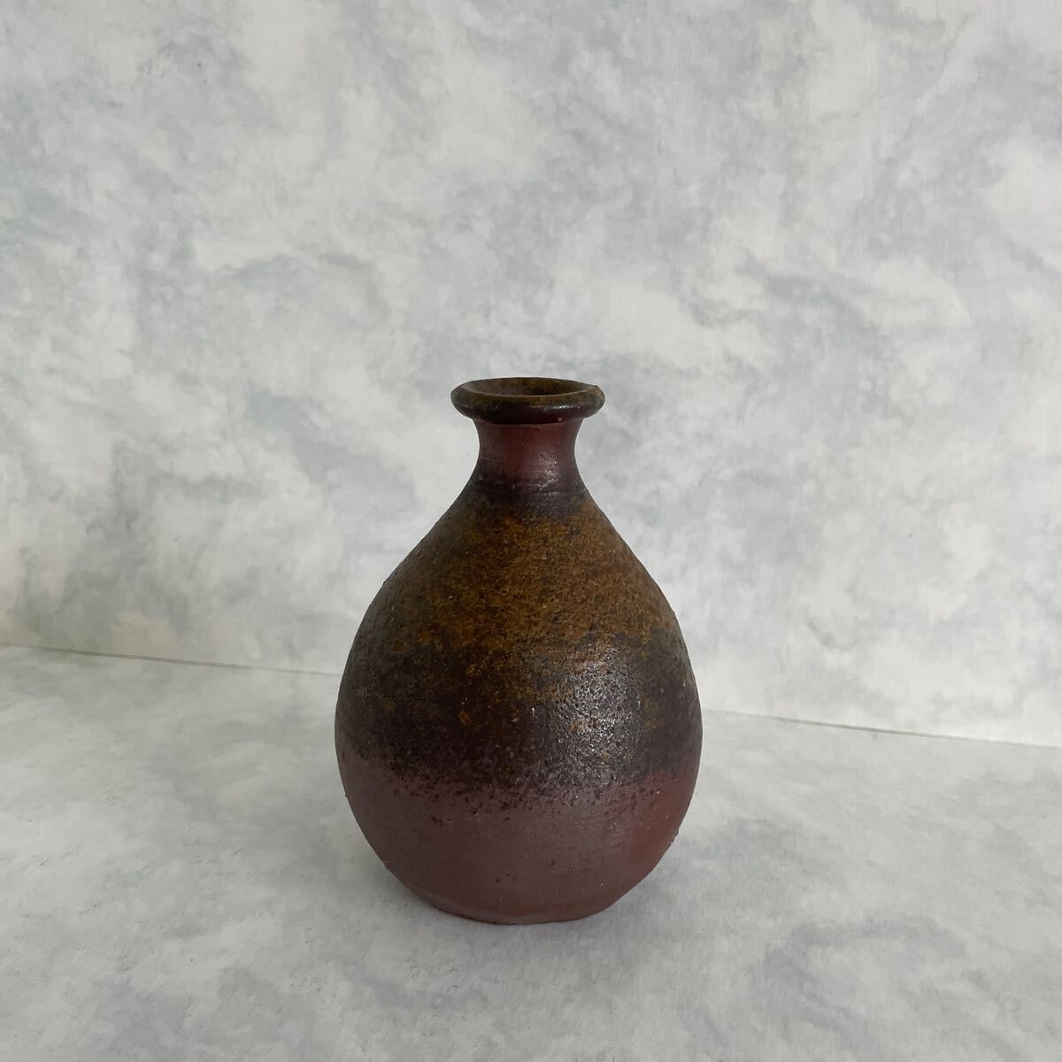 備前焼 伝統工芸品 一輪挿し 作家名あり ヴィンテージ 備前焼 伝統工芸