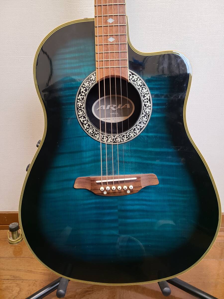 Aria アリア エレアコ AMB-35 GRS グリーンシェイド ARIA エレアコ AMB-35