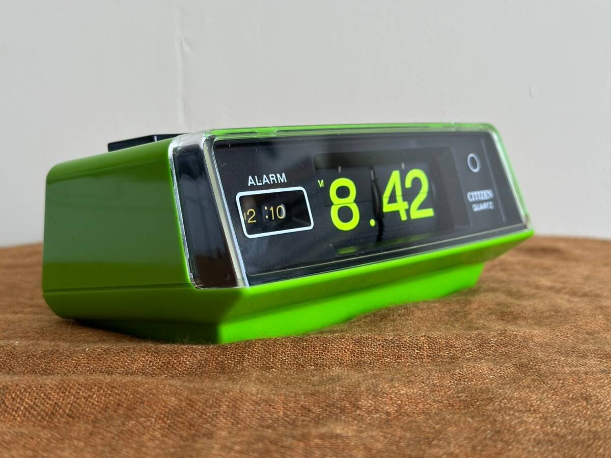 メンテ済み・動作正常】CITIZENパタパタ時計 ハイリーフ・コニー