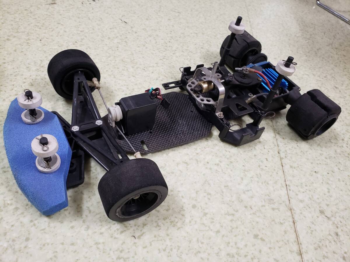 ラジコン F1 タミヤ F103 カーボンシャーシ アルミモーターマウント