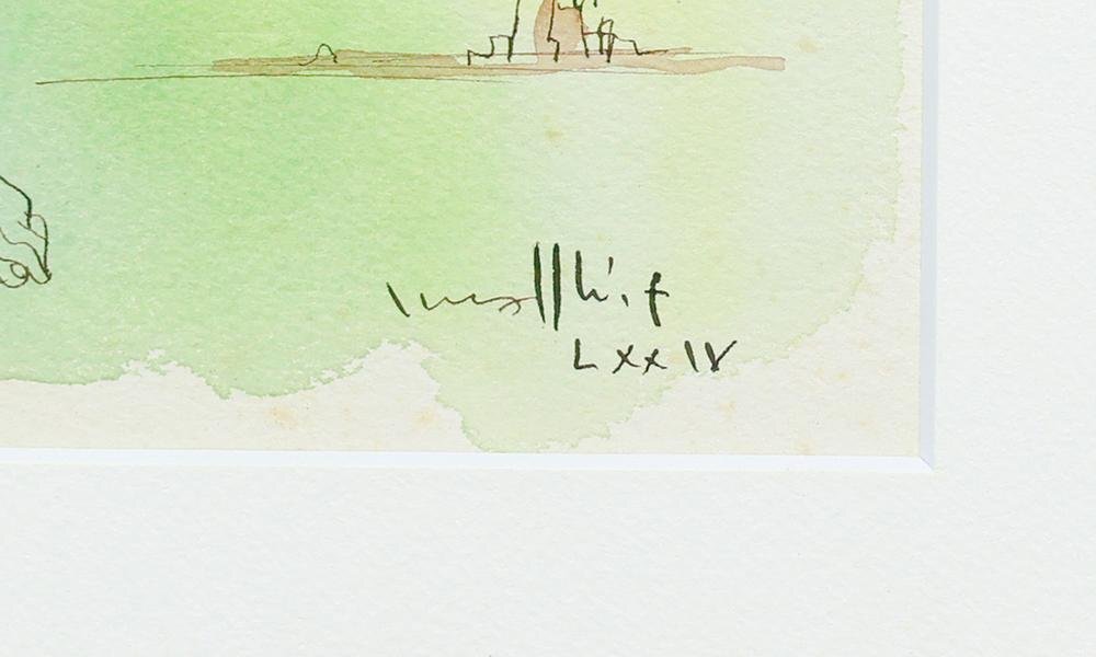 古沢岩美 キリスト誕生 聖夜 水彩まくり クリスマス 【公式通販】