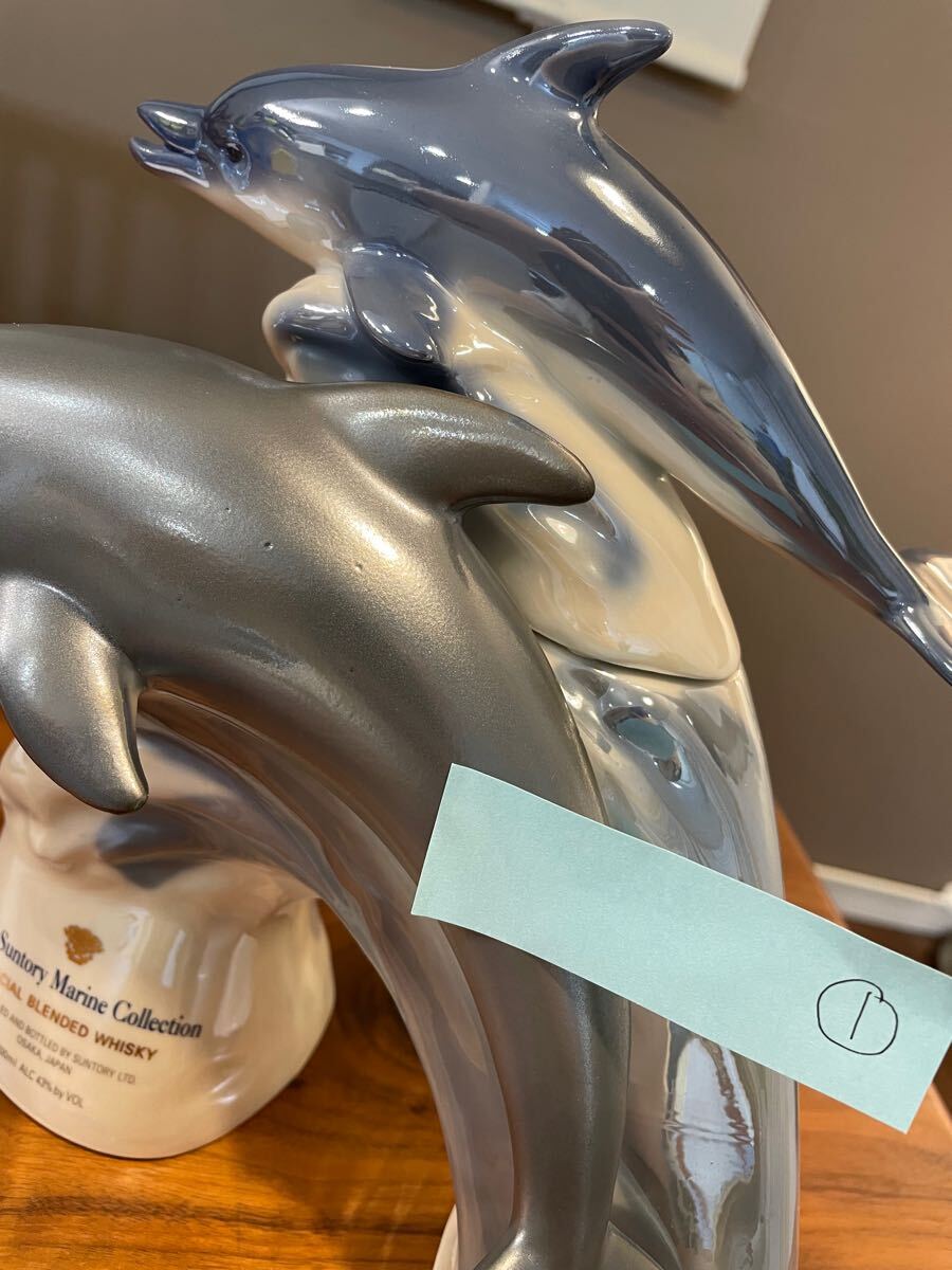 サントリーマリンコレクション 陶器製イルカ ウイスキー ⭕サントリー