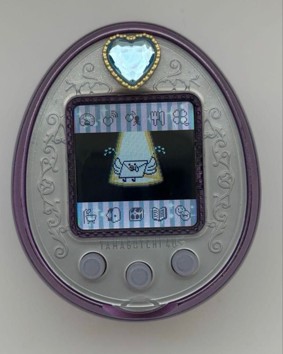 たまごっち4U + Anniversary ver. パールパープル 箱付き たまごっち