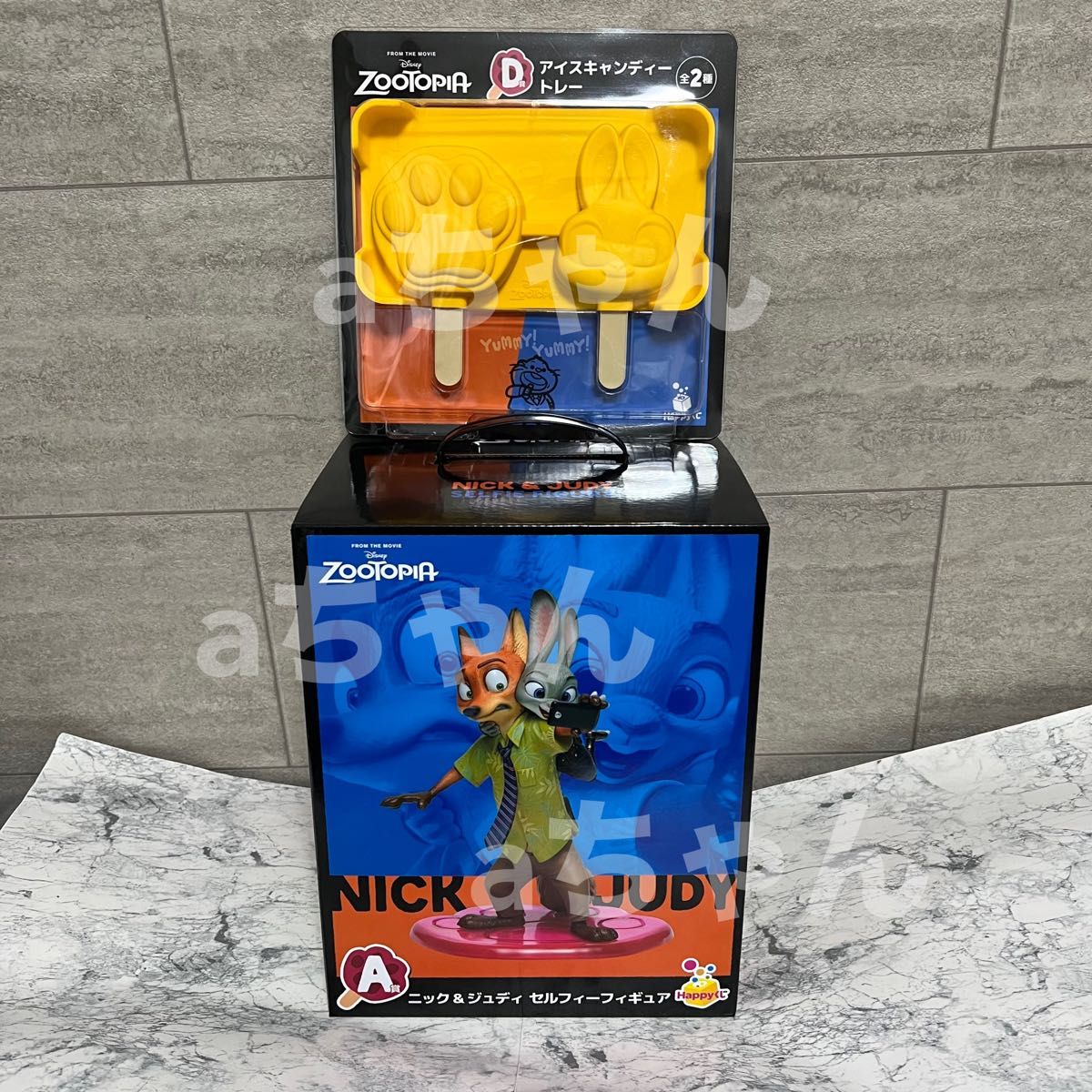 happyくじ ハッピーくじ ズートピア A賞 ニック＆ジュディ セルフィー