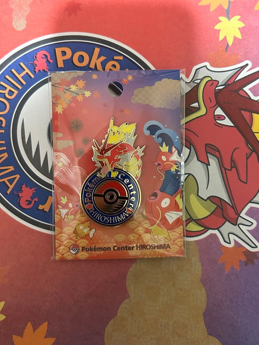 保障できる】 ポケモンセンターヒロシマ 限定 ロゴピンズ ピンバッジ