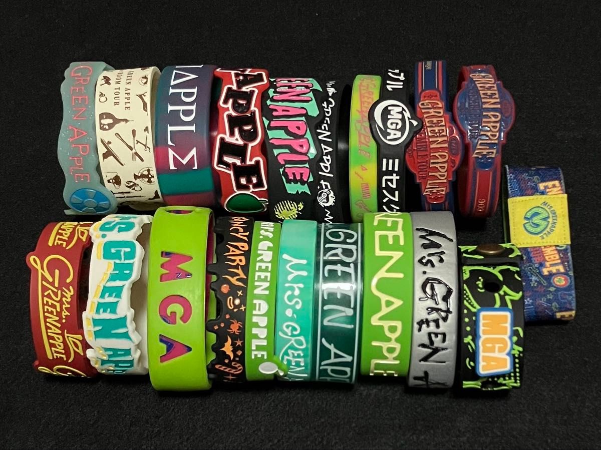 Mrs GREEN APPLE ラバーバンド バラ売り対応可能 まとめ 21個セット