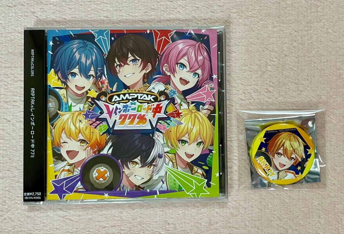 アンプタック レインボーロード中77% あっきぃ 缶バッジ アニメイト