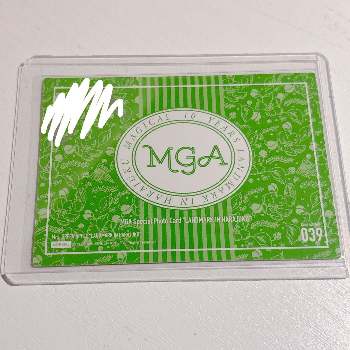 GREEN APPLE サイン入り集合写真 GREEN APPLE サイン入り集合写真