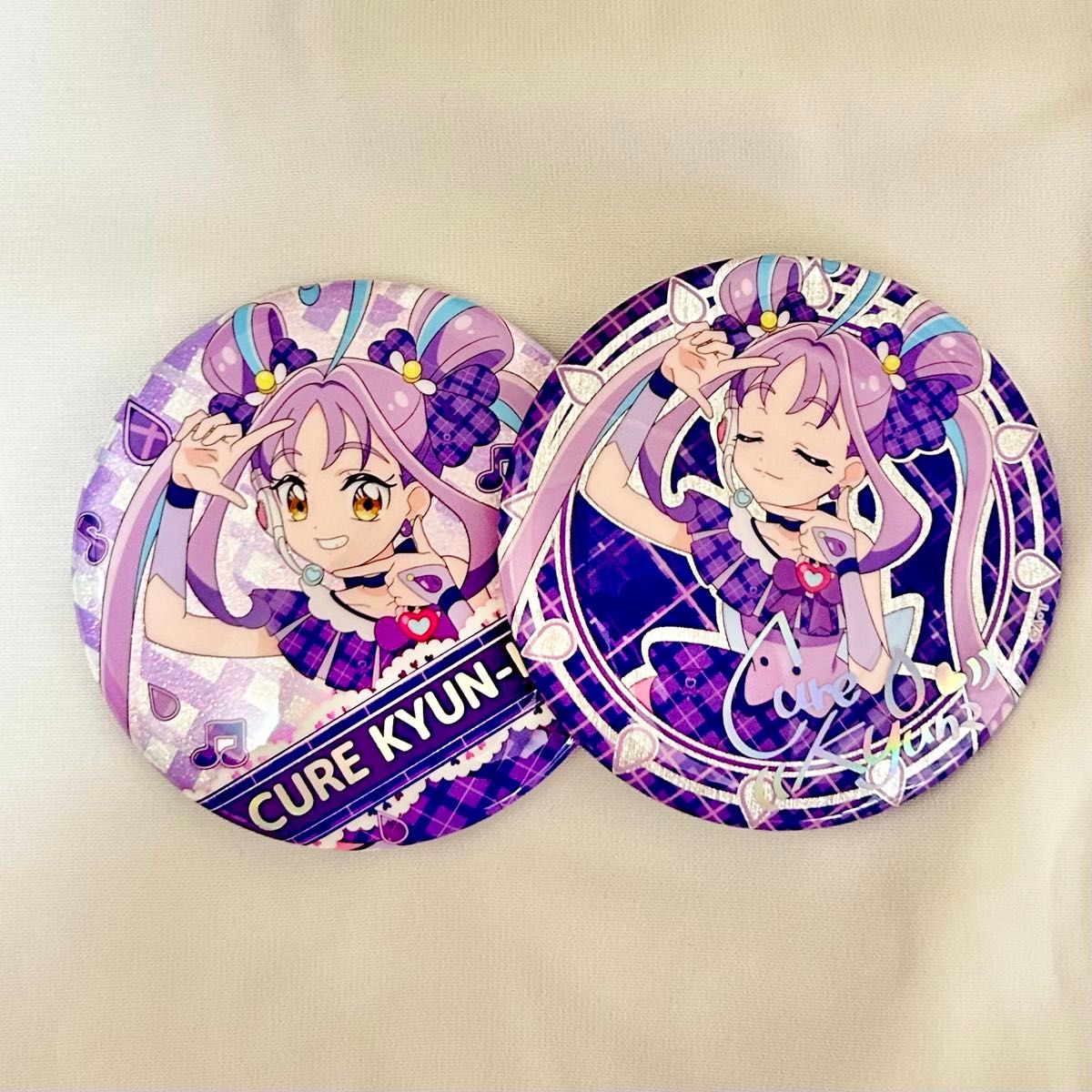 キミとアイドルプリキュア キミプリ展 キュアキュンキュン 缶バッジ