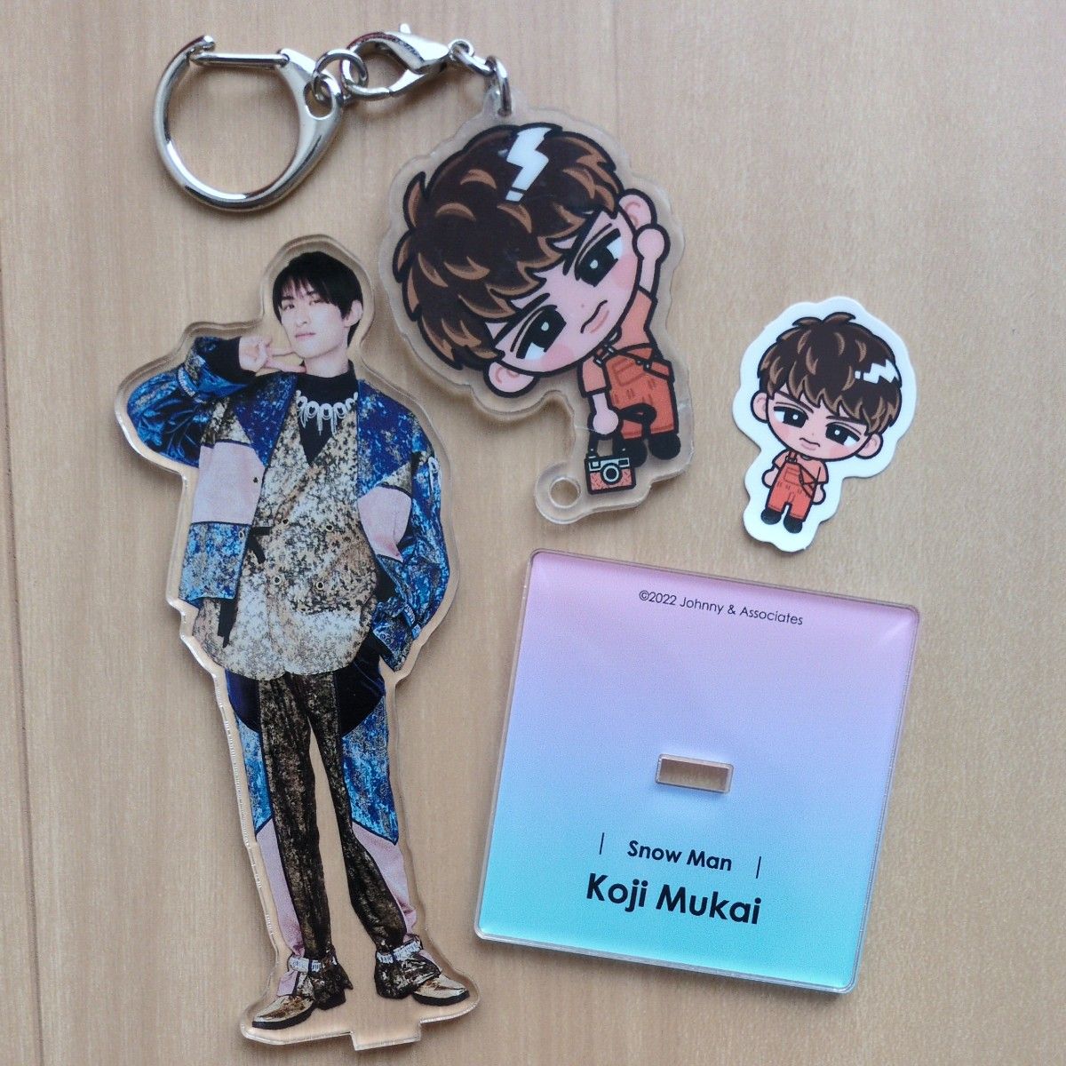 SnowMan すのチル アクリルキーホルダー セット 9体 スノ Snow Man公式