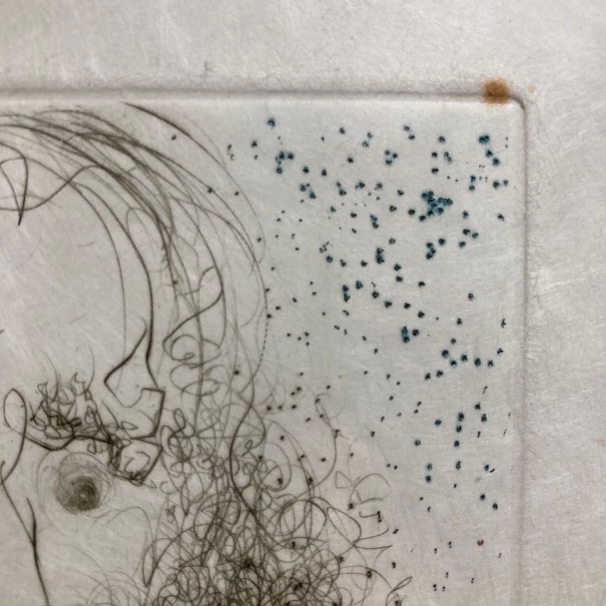 真作保証】サルバドール・ダリ「神話」エッチング 直筆サイン 保証書