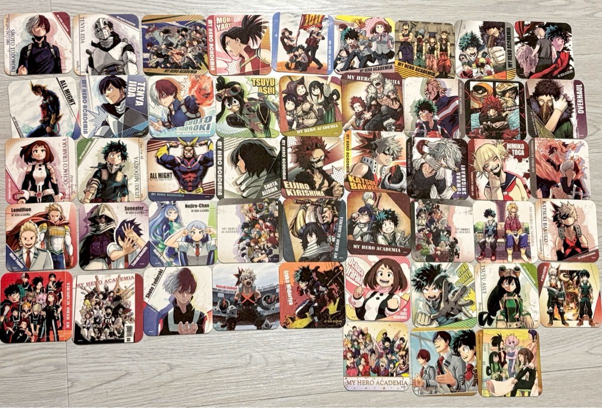 僕のヒーローアカデミア アートコースター BOX 45種 特典3種 計48枚